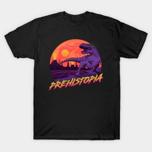 Prehistopia ✅ Dinosaurs and Cyberpunk T-Shirt